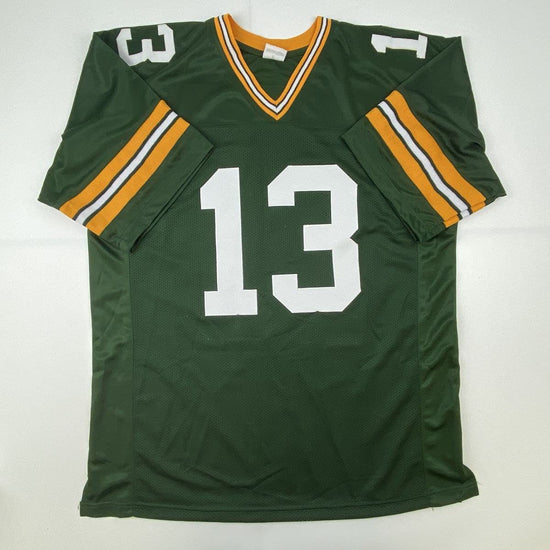 Autographed/Signed Allen Lazard Green Bay Green Football Jersey JSA COA