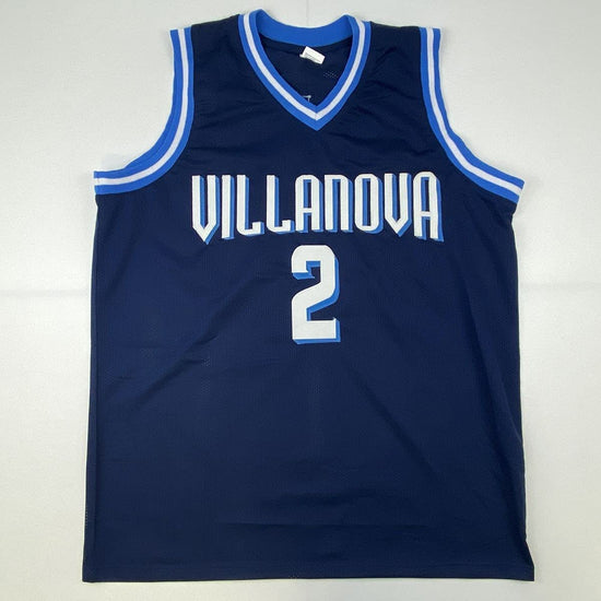 Autographed/Signed Collin Gillespie Villanova Blue College Basketball Jersey PSA/DNA COA