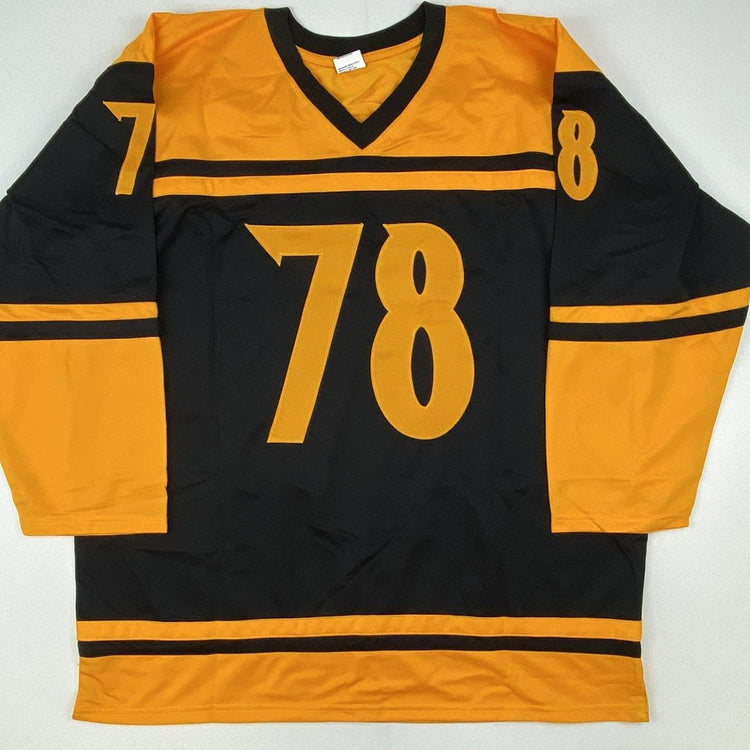 Autographed/Signed Nick Castle Michael Myers Halloween Black Movie Jersey PSA/DNA COA