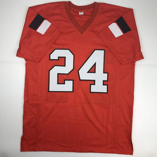 Autographed/Signed Tyreek Hill Oklahoma State Orange College Football Jersey JSA COA