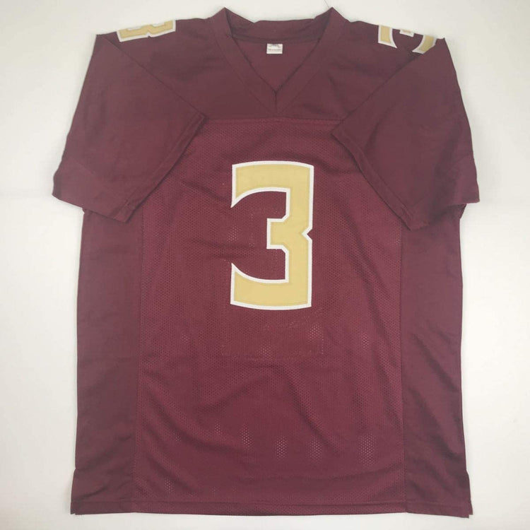 Autographed/Signed Derwin James Florida State FSU Maroon College Football Jersey PSA/DNA COA