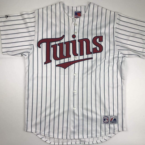 Autographed/Signed Johan Santana Minnesota Pinstripe Baseball Jersey Beckett BAS COA