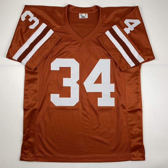 Autographed/Signed Ricky Williams Smoke Weed Everyday Inscription Texas Orange College Football Jersey JSA COA