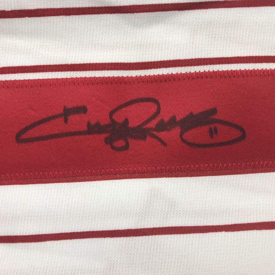Framed Autographed/Signed Jimmy Rollins 33x42 Philadelphia Pinstripe Baseball Jersey Beckett BAS COA