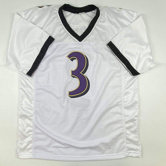 Autographed/Signed Matt Stover Baltimore White Football Jersey JSA COA