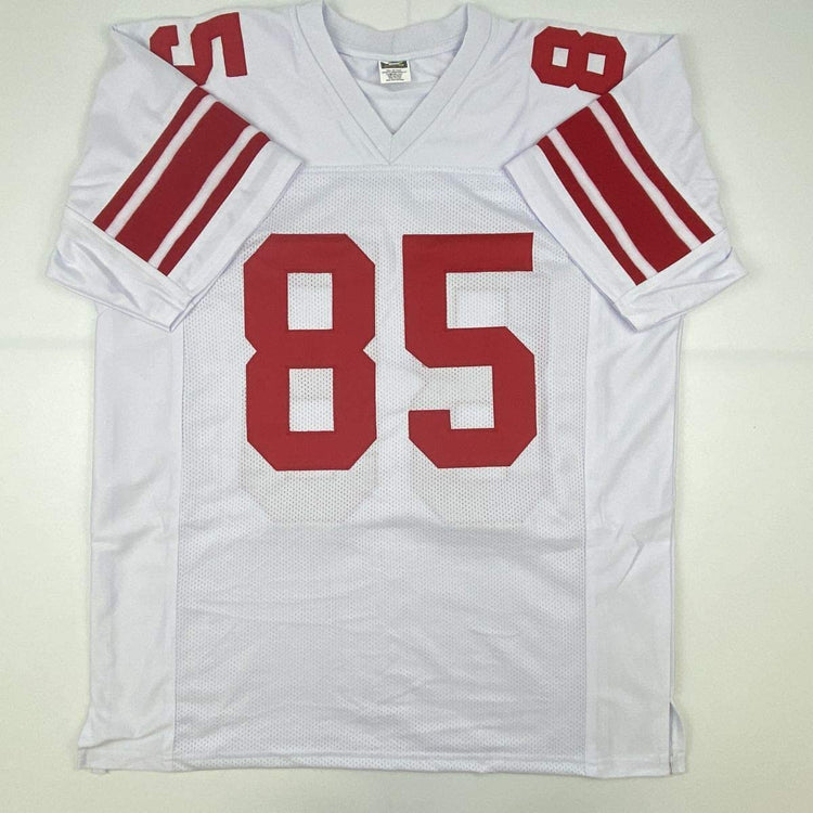 Autographed/Signed David Tyree New York White Football Jersey JSA COA