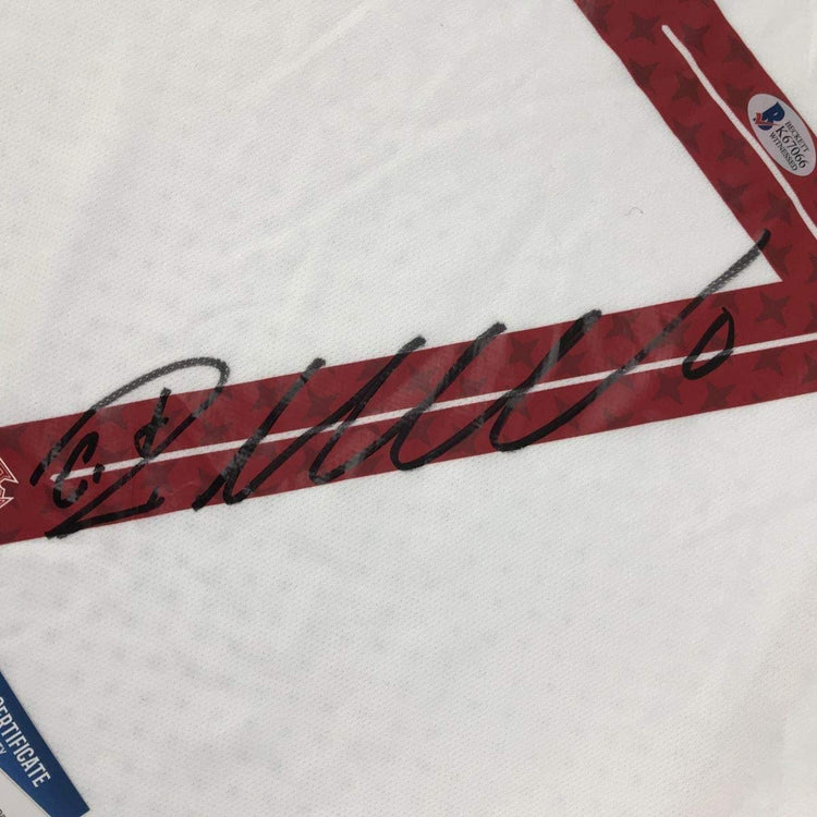 Framed Autographed/Signed Cristiano Ronaldo 33x42 Portugal White World Cup Soccer Futbol Jersey Beckett BAS COA