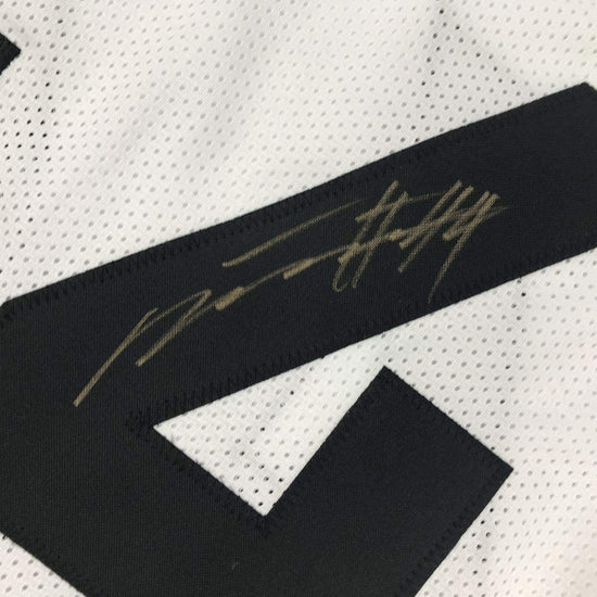 Framed Autographed/Signed Myles Jack 33x42 Jacksonville White Football Jersey JSA COA