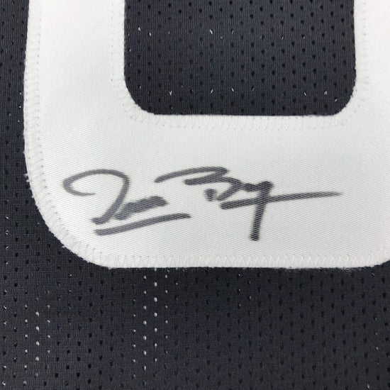 Autographed/Signed Muggsy Bogues Space Jam Monstars Black Basketball Jersey PSA/DNA COA