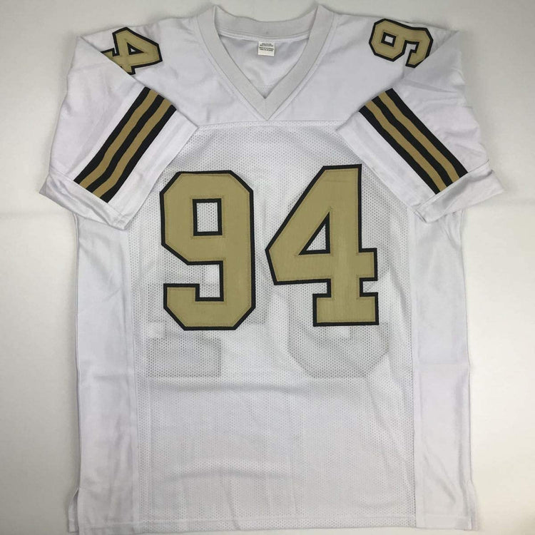 Autographed/Signed Cameron Cam Jordan New Orleans Saints Color Rush Football Jersey JSA COA