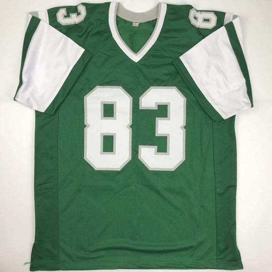 Autographed/Signed Vince Papale Philadelphia Green Football Jersey JSA COA