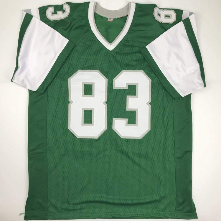 Autographed/Signed Vince Papale Philadelphia Green Football Jersey JSA COA