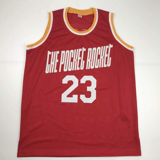 Autographed/Signed Calvin Murphy Houston Red Basketball Jersey PSA/DNA COA