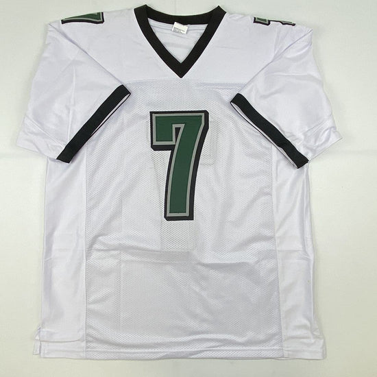 Autographed/Signed Michael Mike Vick Philadelphia White Football Jersey PSA/DNA COA