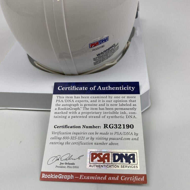 Autographed/Signed Kyler Murray Arizona Cardinals Football Mini Helmet PSA/DNA COA