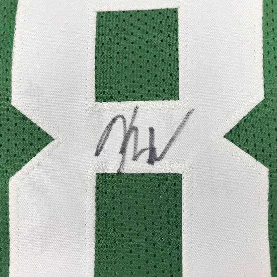 Framed Autographed/Signed Kemba Walker 33x42 Boston Green Basketball Jersey JSA COA