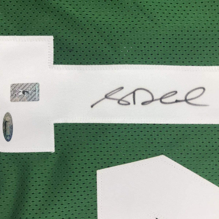 Framed Autographed/Signed Sam Darnold 33x42 New York Green Rookie Football Jersey Tristar COA