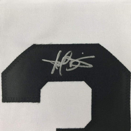 Framed Autographed/Signed Harold Baines 33x42 Chicago White Retro Baseball Jersey Beckett BAS COA