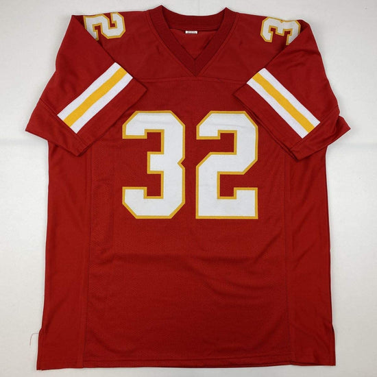 Autographed/Signed Tyrann Mathieu Kansas City Red Football Jersey JSA COA