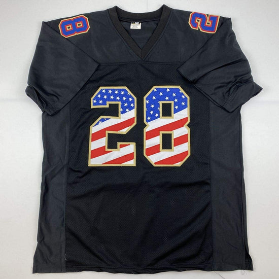 Autographed/Signed Darren Woodson Dallas USA Black Football Jersey JSA COA