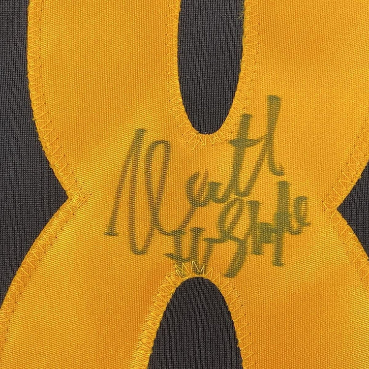 Framed Autographed/Signed Nick Castle Michael Myers 33x42 Halloween Black Movie Jersey PSA/DNA COA