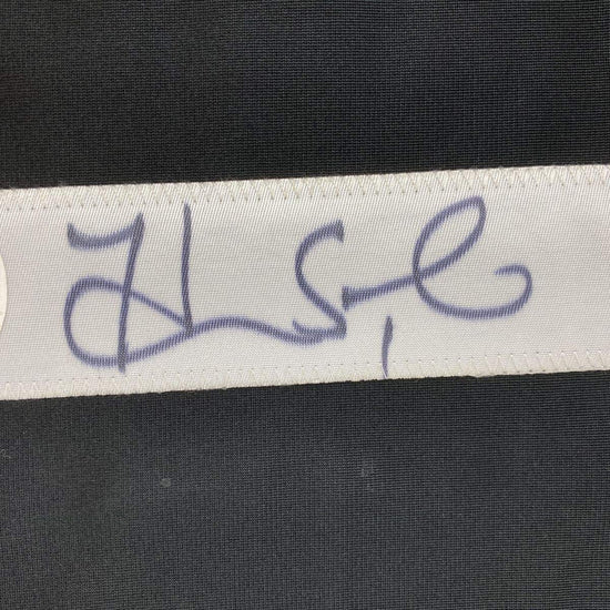 Framed Autographed/Signed Hope Solo 33x42 United States USA Black Soccer Jersey JSA COA