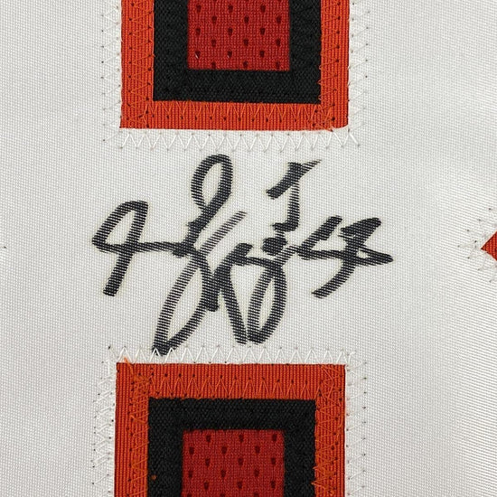 Framed Autographed/Signed Shaquil Shaq Barrett 33x42 Tampa Bay Red Football Jersey PSA/DNA COA