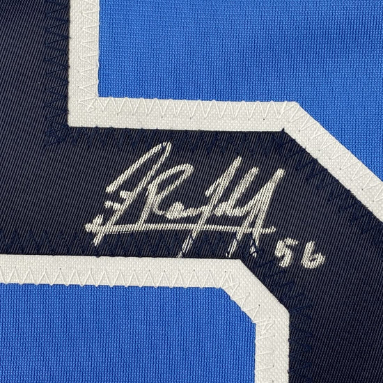 Autographed/Signed Randy Arozarena Tampa Bay Light Blue Baseball Jersey JSA COA
