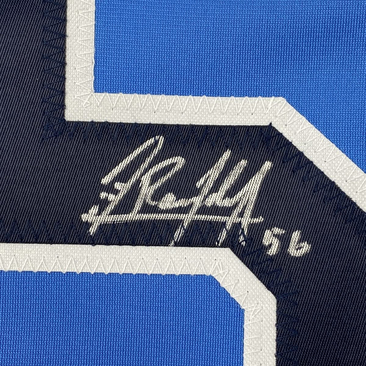 Autographed/Signed Randy Arozarena Tampa Bay Light Blue Baseball Jersey JSA COA