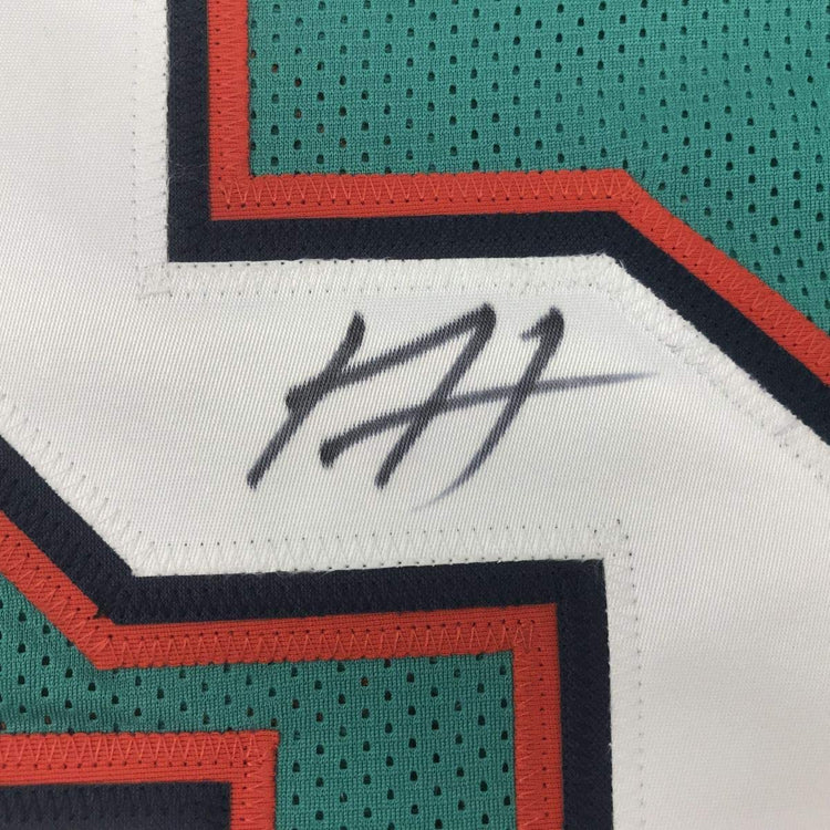 Framed Autographed/Signed Xavien Howard 33x42 Miami Teal Football Jersey PSA/DNA COA