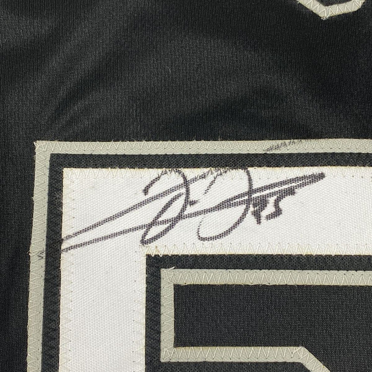 Autographed/Signed Frank Thomas Chicago Black Stat Baseball Jersey Beckett BAS COA