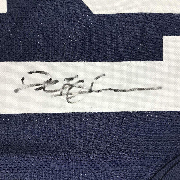 Framed Autographed/Signed Deion Sanders 33x42 Dallas Thanksgiving Day Football Jersey JSA COA
