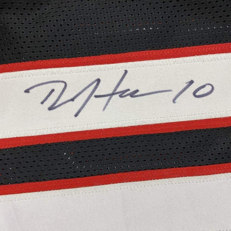 Framed Autographed/Signed DeAndre Hopkins 33x42 Arizona Black Football Jersey JSA COA