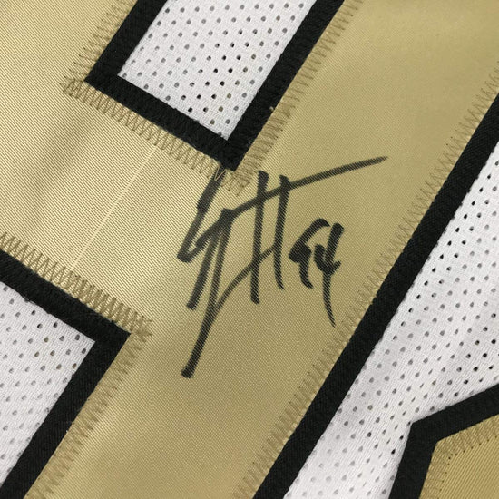 Framed Autographed/Signed Cameron Cam Jordan 33x42 New Orleans Saints Color Rush Football Jersey JSA COA