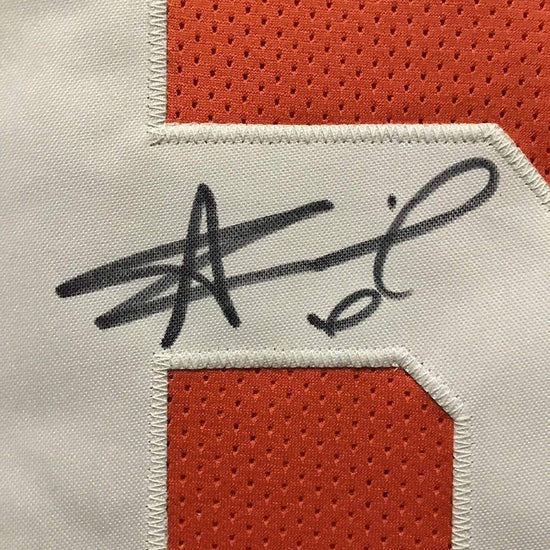 Framed Autographed/Signed Alvin Kamara 33x42 Tennessee Volunteers Orange College Football Jersey JSA COA