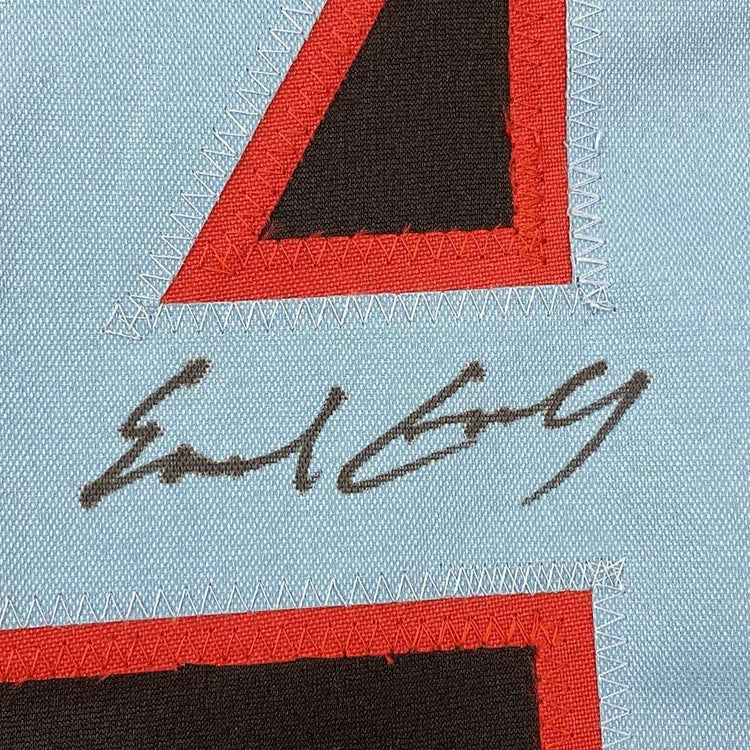 Framed Autographed/Signed Earl Campbell 33x42 Houston Black Football Jersey Beckett BAS COA