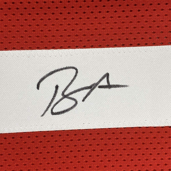 Autographed/Signed Brandon Aiyuk San Francisco Red Football Jersey JSA COA