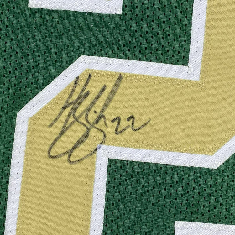 Framed Autographed/Signed Harrison Smith 33x42 Notre Dame Green College Football Jersey Beckett BAS COA