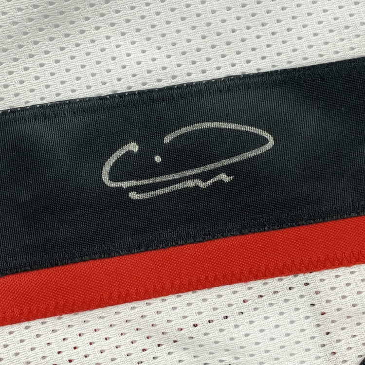 Autographed/Signed Calvin Ridley Atlanta White Football Jersey JSA COA
