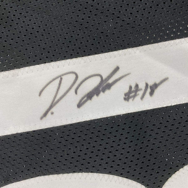 Autographed/Signed Diontae Johnson Pittsburgh Black Football Jersey JSA COA