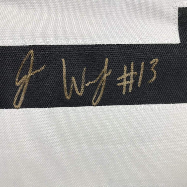 Framed Autographed/Signed James Washington 33x42 Pittsburgh Bumble Bee Football Jersey JSA COA