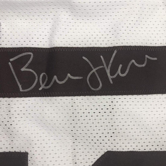 Autographed/Signed Bernie Kosar Cleveland White Football Jersey JSA COA