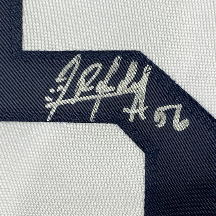 Framed Autographed/Signed Randy Arozarena 33x42 Tampa Bay White Baseball Jersey JSA COA