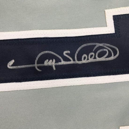 Autographed/Signed Gary Sheffield New York Grey Baseball Jersey JSA COA