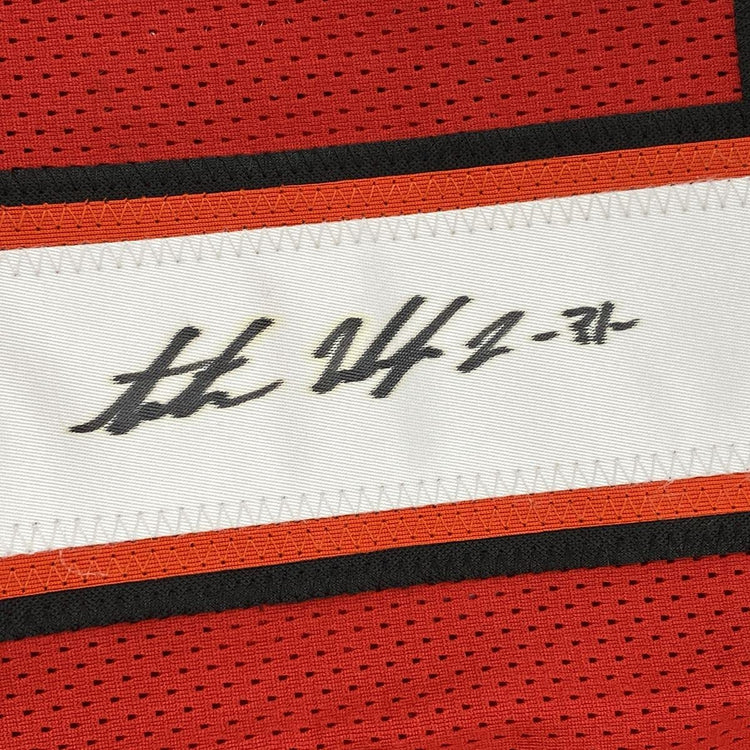Autographed/Signed Antoine Winfield Jr Tampa Bay Red Football Jersey PSA/DNA COA