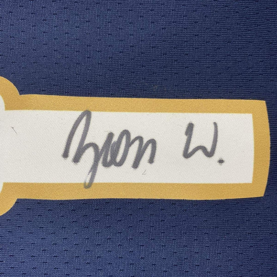 Autographed/Signed Zion Williamson New Orleans Blue Basketball Jersey PSA/DNA COA