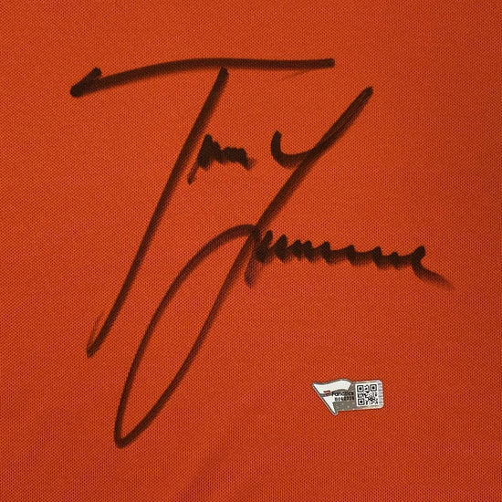 Framed Autographed/Signed Trevor Lawrence 33x42 Clemson Tigers Orange Authentic Nike College Football Jersey Fanatics COA