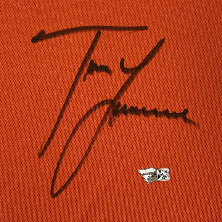 Framed Autographed/Signed Trevor Lawrence 33x42 Clemson Tigers Orange Authentic Nike College Football Jersey Fanatics COA