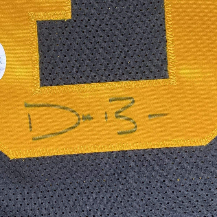 Framed Autographed/Signed Devin Bush 33x42 Pittsburgh Color Rush Football Jersey JSA COA