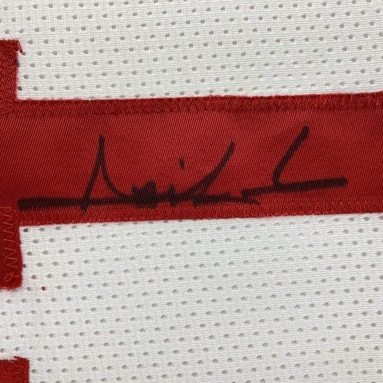 Framed Autographed/Signed Isiah Thomas 33x42 Indiana White Basketball Jersey Beckett BAS COA